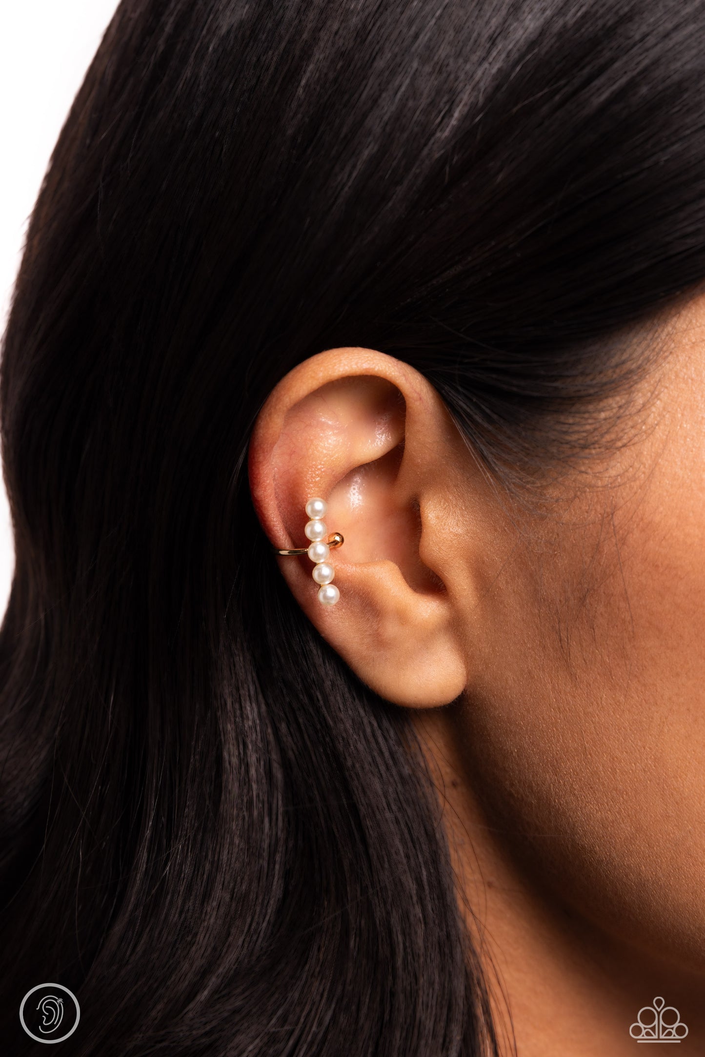 CUFF Love - Gold Earring