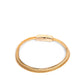 Cable Train - Gold Bracelet