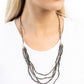 Candescent Cascade - Silver Necklace