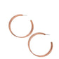 Candescent Curves - Copper Earring