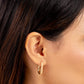 Candidate Curves - Gold Earring