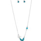 Cant BUTTERFLY Me Love - Blue Necklace