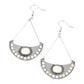 Canyon Canoe Ride - White Earring