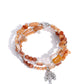 Capricious Collision - Orange Bracelet