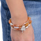 Capricious Collision - Orange Bracelet