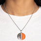 Captivating Contrast - Orange Necklace