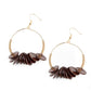 Caribbean Cocktail - Brown Earring