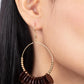 Caribbean Cocktail - Brown Earring