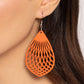 Caribbean Coral - Orange Earring