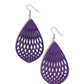 Caribbean Coral - Purple Earring