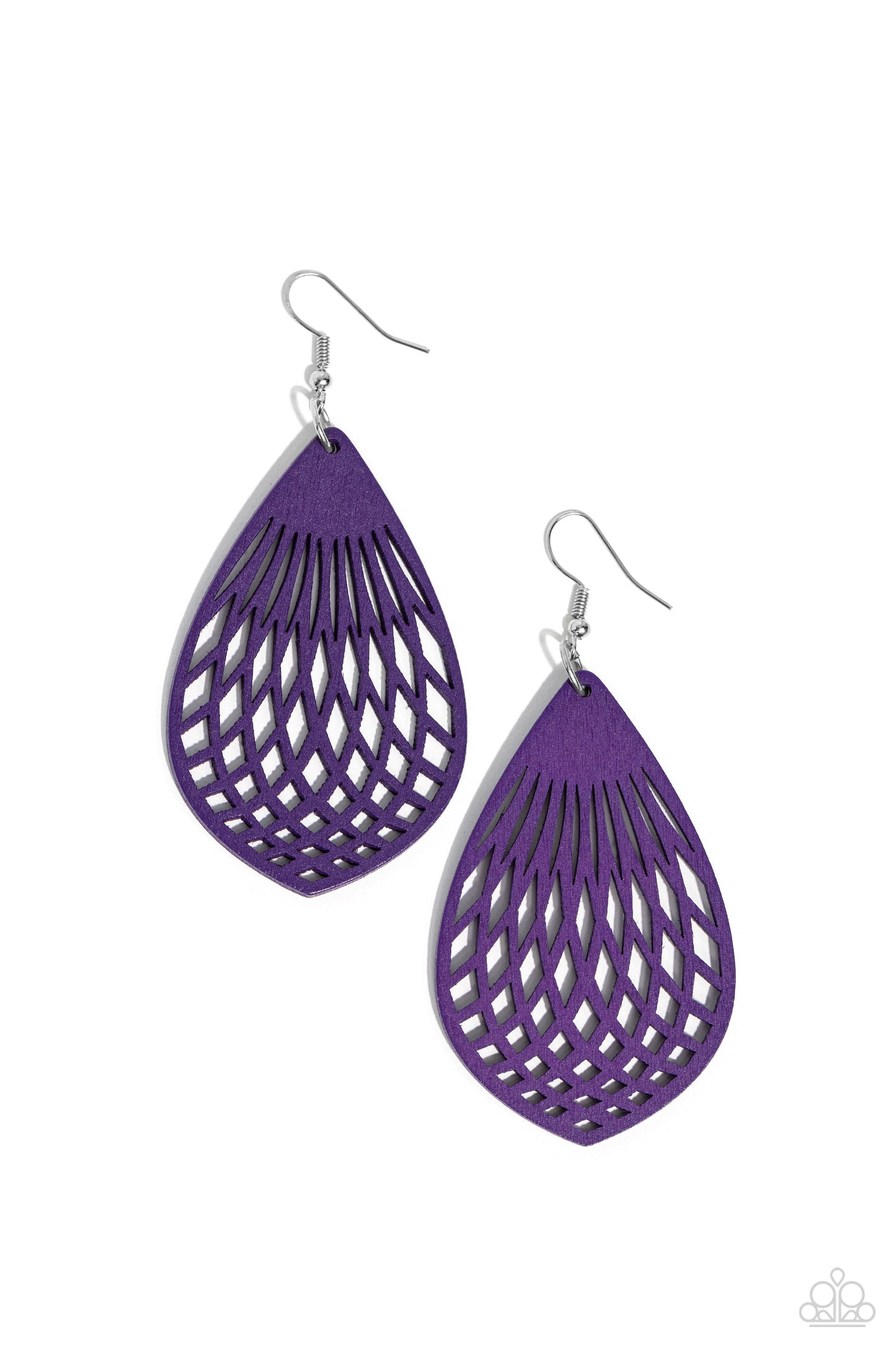 Caribbean Coral - Purple Earring