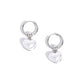 Carriage Chic - White Earring