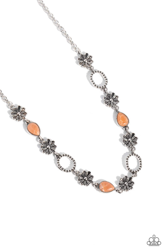 Casablanca Chic - Orange Necklace