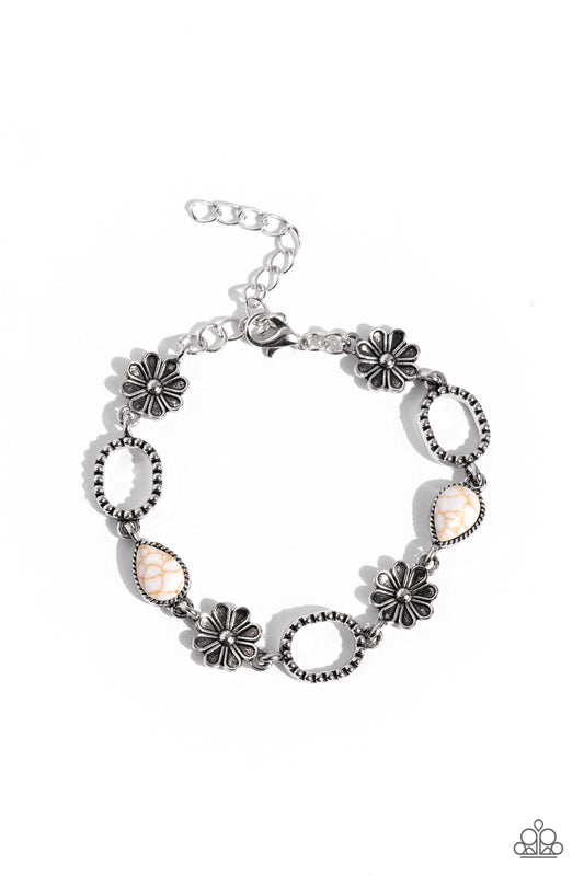 Casablanca Craze - White Bracelet