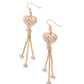 Cascading Character - Gold Earring