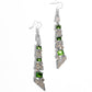 Cascading Cred - Green Earring