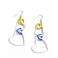 Cascading Crush - White Earring