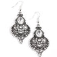 Castle Chateau - White Earring