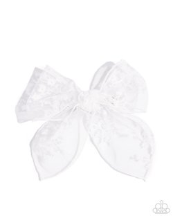 Catwalk Chic - White Hair Clip