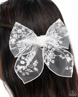 Catwalk Chic - White Hair Clip