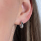 Catwalk Curls - Silver Earring
