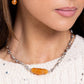 Cavern Class - Orange Necklace