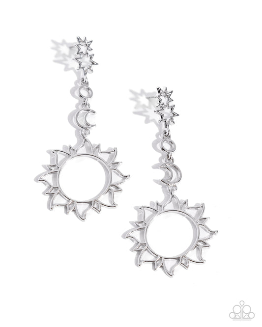 Celestial Chic - Silver Earring