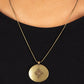 Center of the Cosmos - Brass Necklace
