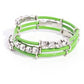 Certainly Coiled - Green Bracelet