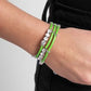 Certainly Coiled - Green Bracelet