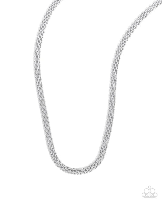 Chained Character - Silver Necklace