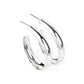 Champion Curves - Silver Earring