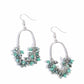 Chandelier Check - Green Earring