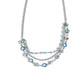 Charismatic Cascade - Blue Necklace