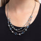 Charismatic Cascade - Blue Necklace