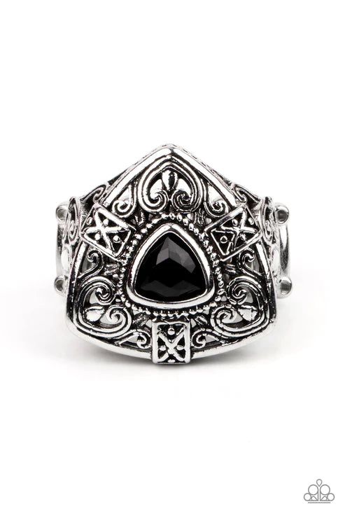 Charismatic Couture - Black Ring