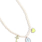 Charming Collision - Green Necklace