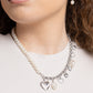 Charming Competitor - White Necklace