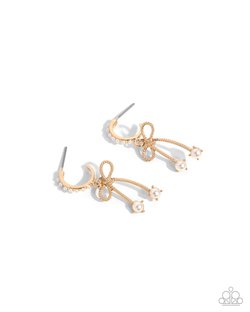 Charming Coquette - Gold Earring