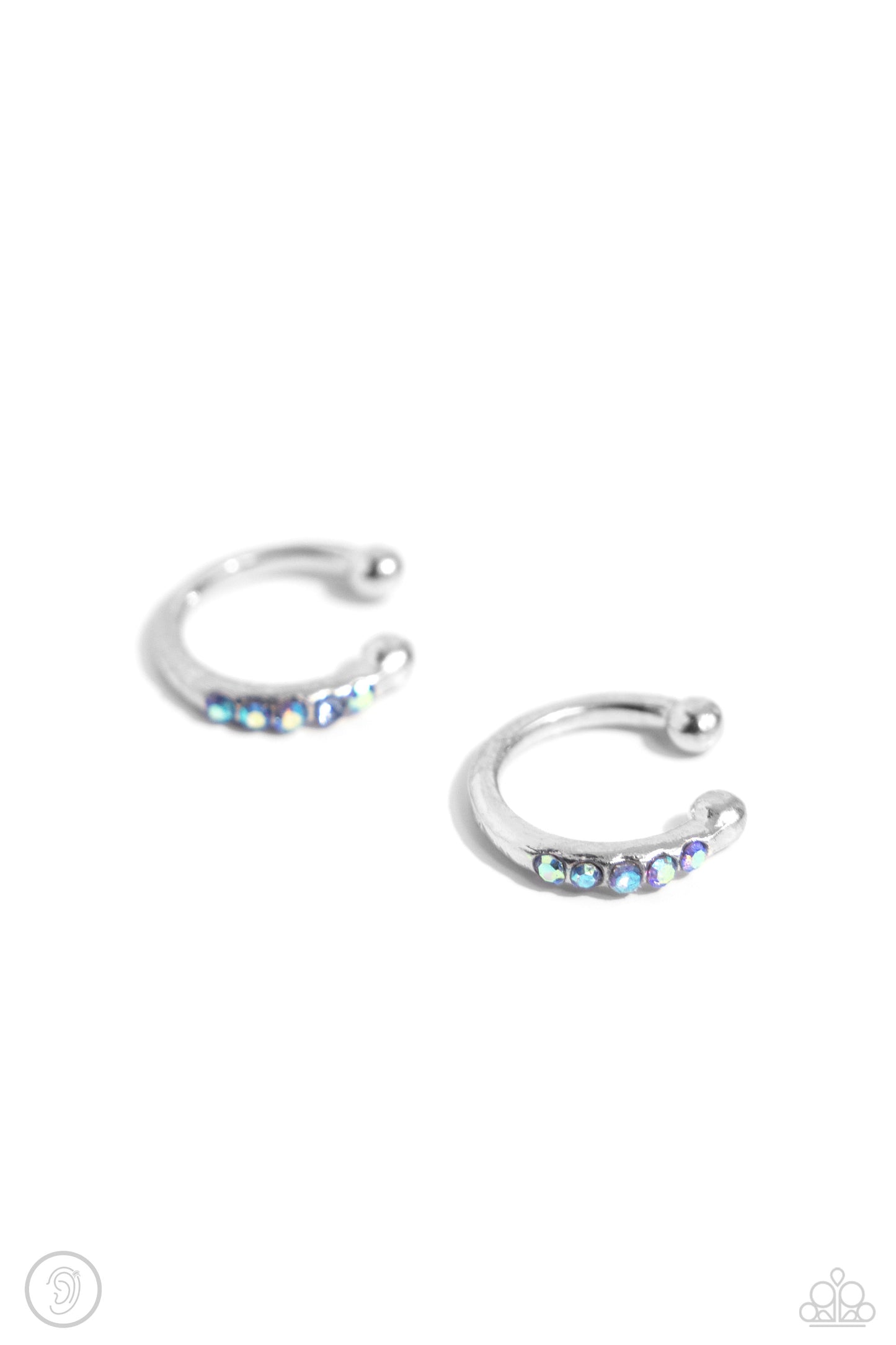 Charming Cuff - Blue Earring