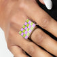 Checkerboard Craze - Green Ring