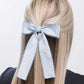 Checkered Chic - Blue Hair Clip