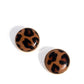 Cheetah Centerpiece - Gold Earring