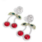 Cherry Picking - Red Earring