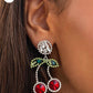 Cherry Picking - Red Earring