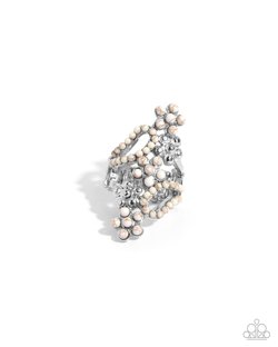 Chic Combination - White Ring