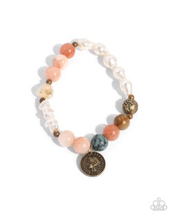 Chic Currency - Orange Bracelet