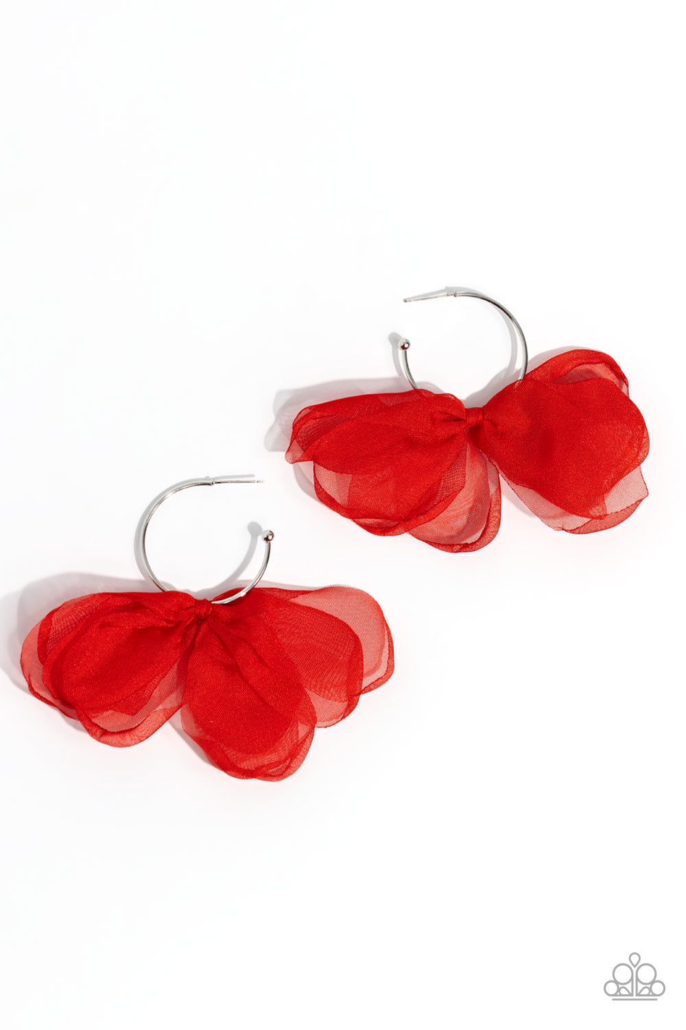 Chiffon Class - Red Earring