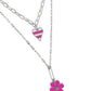 Childhood Charms - Pink Necklace
