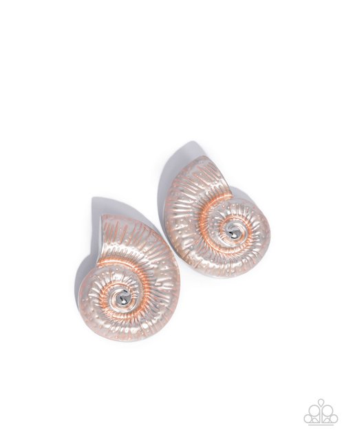 Chill Conch - Orange Earring